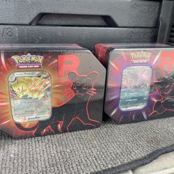 Destined Rivals team rocket tin 