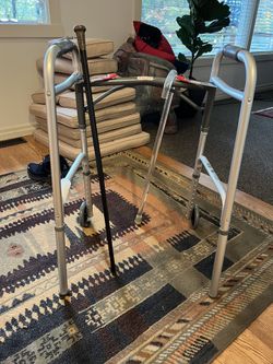 Walker & Canes & Rug