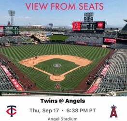 2 Angels Baseball Tickets / Parking v Twins Sept 17 18 19 20