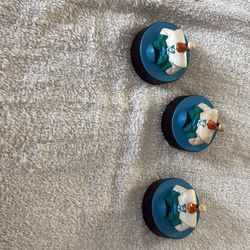 3 Mighty Ducks hockey pucks