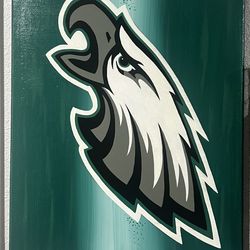 Hand Painted, Eagles Canvas 16 X 20