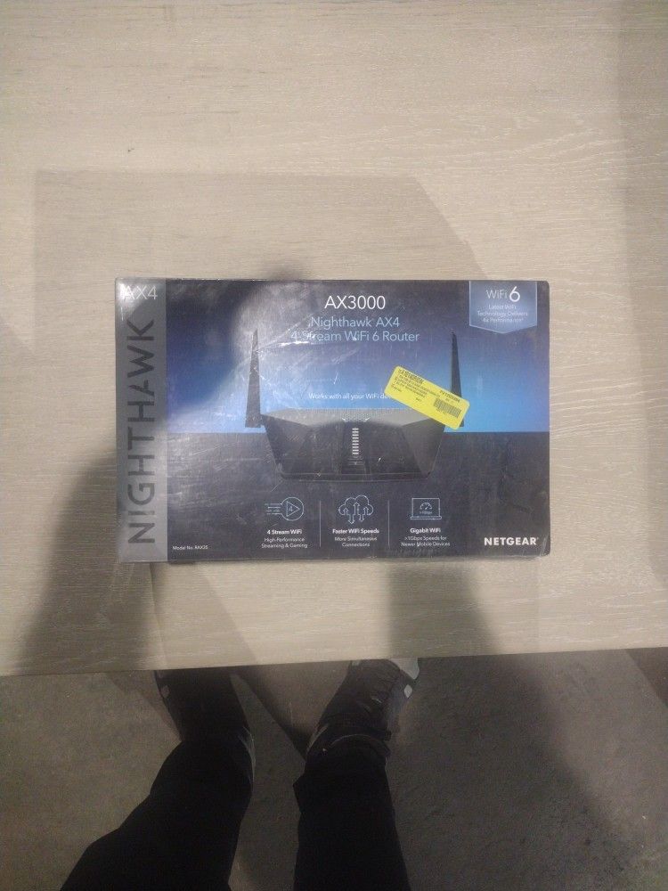 Netgear AX4 AX3000 4-stream Wifi 6 Router