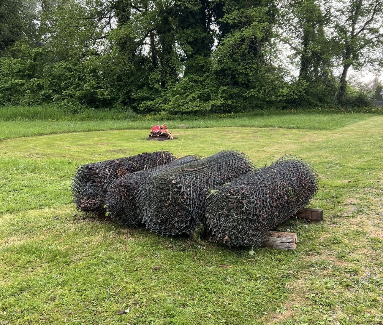 6ft Galvanized chain link fencing