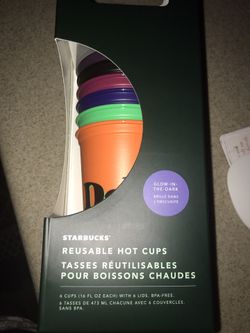 Starbucks Halloween Glow In The Dark Cups