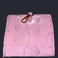 Pink Butterfly Coin Purse