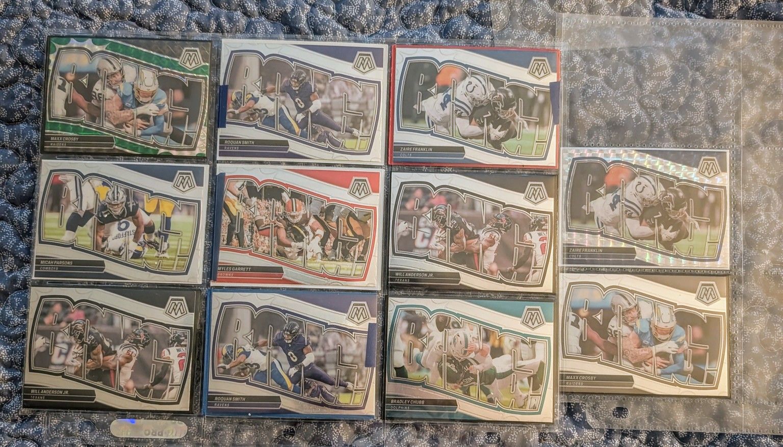 2024-25 NFL Panini Mosaic Prizms Rookies Parallels Top Players