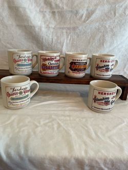 Vintage Hershey’s Chocolate advertising mugs