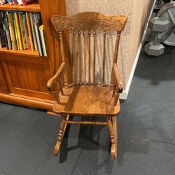 Child's Solid Wood Rocking Chair!