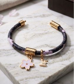 L V Cherry blossom bracelet murakami new regalos mujer women gift
