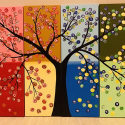 After The Rain- Hand Painted Acrylic On Canvas 