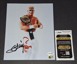 🔥 Sting autographed 8x10 JSA COA 🔥
