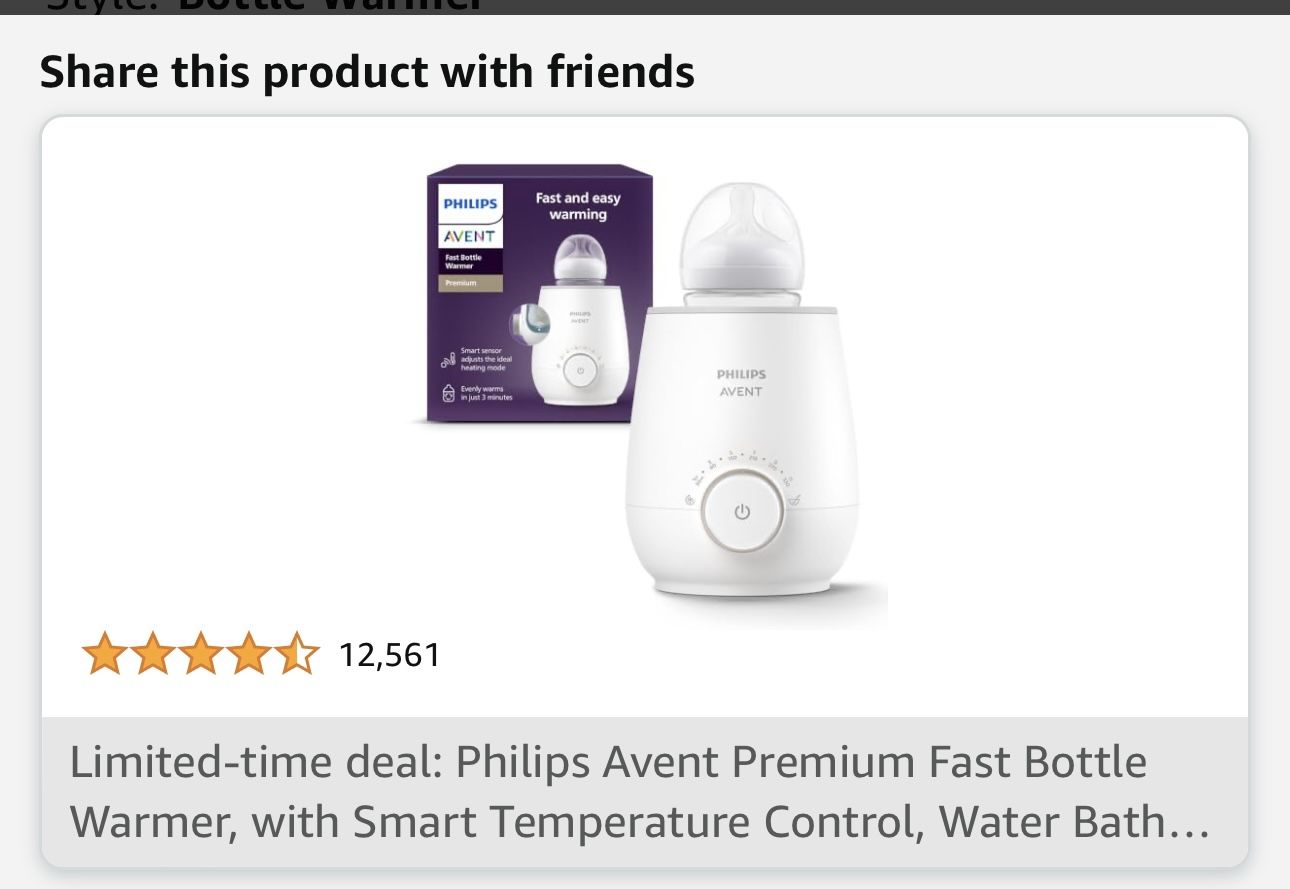 Baby bottle warmer