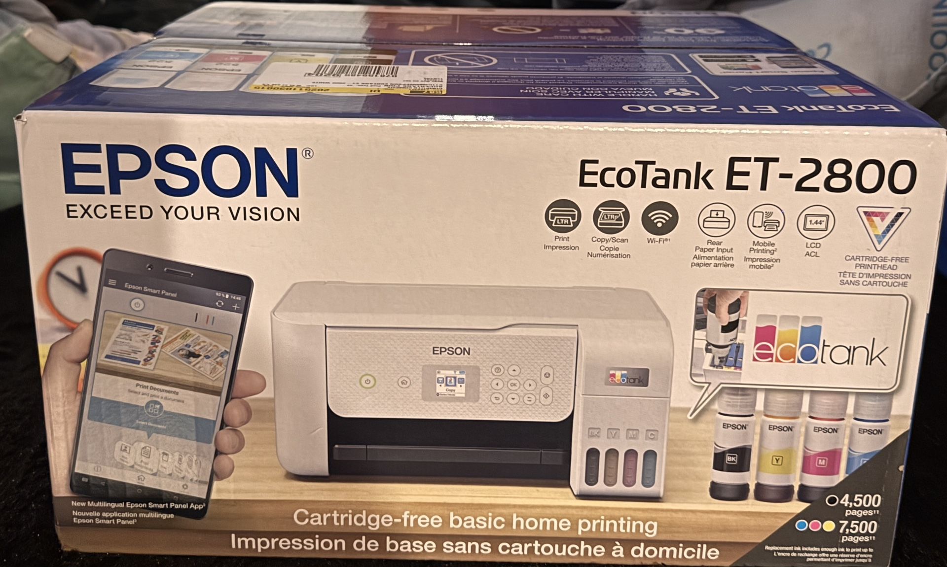 🔥 Brand New Epson EcoTank ET-2800 Printer – Still Sealed! 🔥
