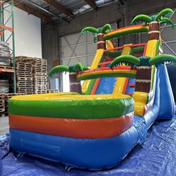 13FT Tropical Oasis Water Slide For Sale