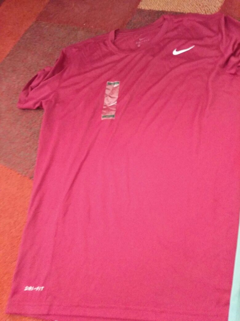 2 NWT Nike Dri-Fit Shirts. Size Large $40