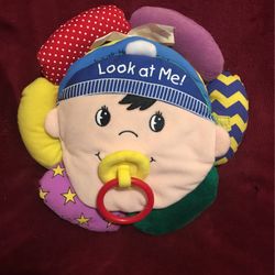 2002 Baby First Book Club Look At Me Soft Book