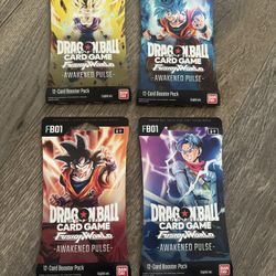 Bandai Dragon Ball Fusion World Awakened Pulse FB01 Sleeved Pack