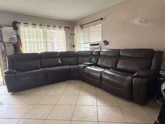 Brown Leather Recliner Couches