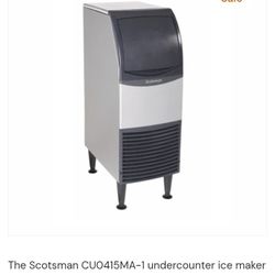 New *Scotsman Commercial Undercounter Ice Maker (CU0415MA-1)