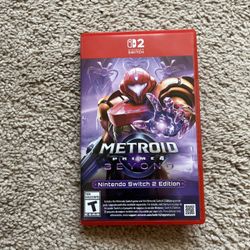 Metroid Prime 4 Nintendo Switch 2 Video Game Switch 1 