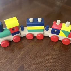 Melissa & Doug Wooden Puzzle Train