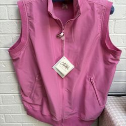 Elandale Women’s NWT Azalea Pink Sleeveless Vest Size L