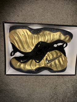 Nike Air Metallic Gold Foamposite