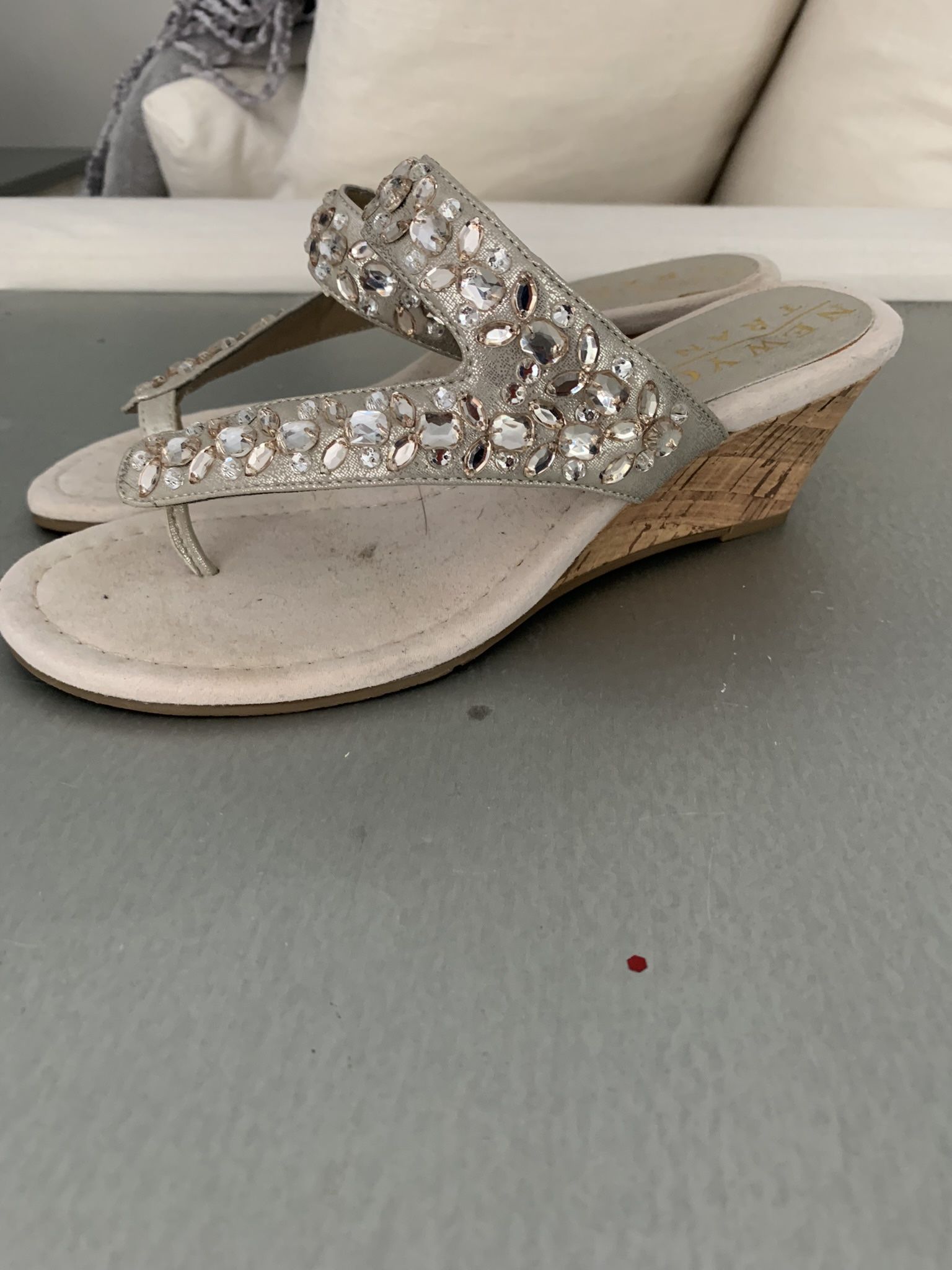 Sparkly Wedges Size 6.5