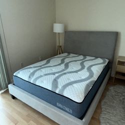 Queen Bed frame And Mattress City Furniture