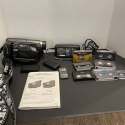 Hitachi Hi-8 Ultravision Camcorder Lot