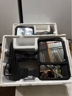 Title: Ford Super Duty Power Heated Towing Mirrors (1(contact info removed)) – Brand New with Conversion HarnessesCondition