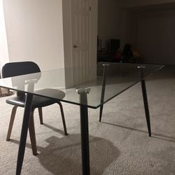 Glass Dining Table 