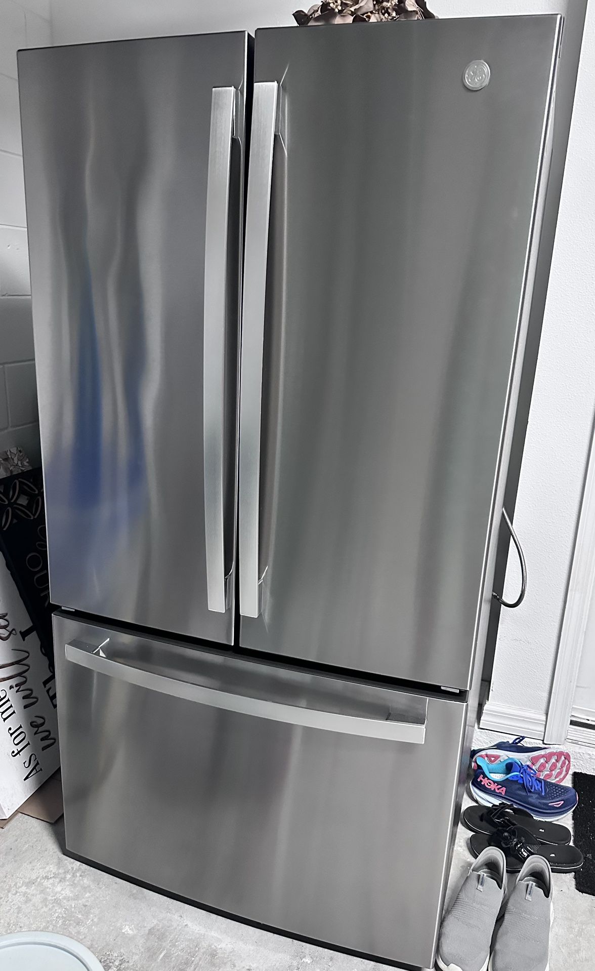 GE ENERGY STAR 27.0 Cu. Ft. Fingerprint Resistant French-Door Refrigerator $350