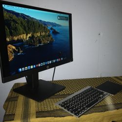 HP Computer Monitor And Apple Bundle