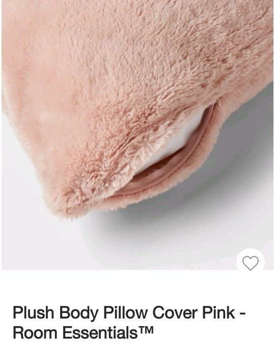 Room Essentials Plush Body Pillow Cover