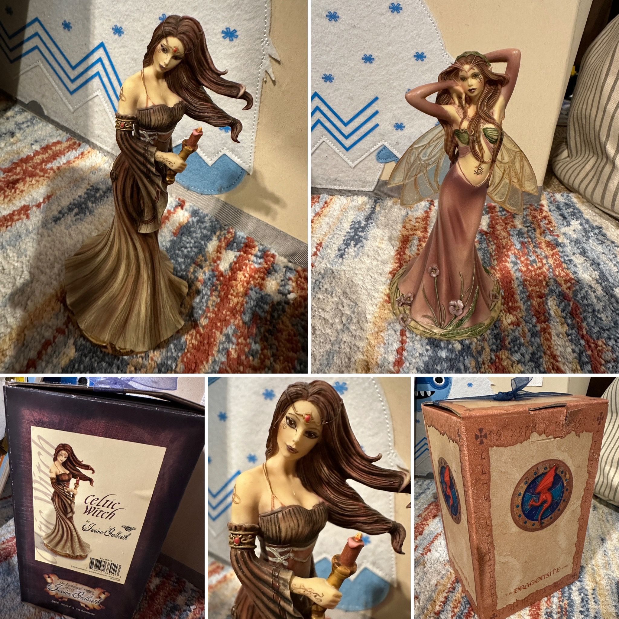 Sexy Gothic Witchy Fairy Statues