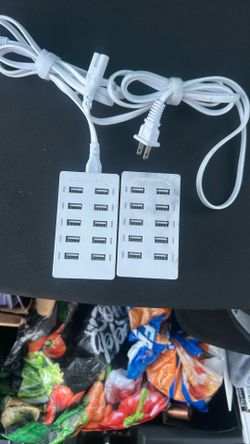 Sabrent 60W 10-Port Desktop USB Rapid Charger (model AX-TPCS/TU63 FAMILY SIZED POWER STATIONS