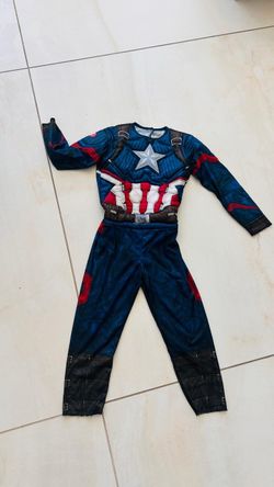 Captain America Kids Costume Jumpsuit