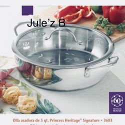 Princess House. Cacerola De 5 Qts Clásica Nueva En Su Caja 