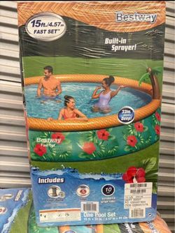 Bestway Fast Set 15ft Inflatable Pool