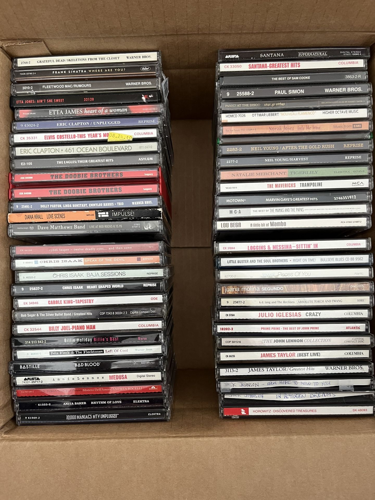 CDs, DVDs, AudioCasettes