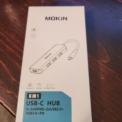 Mokin 6 in 1 USB C Hub