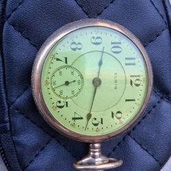 Elgin Yellow Pocket Watch