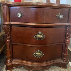 I Have Two Of These Nightstands. Also Has A Large Chest Of Drawers, And Three Armoires That Go Along With It