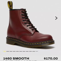 Dr Martens 1460 Cherry Red M6/W7