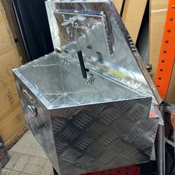 Tool Storage Box 11 in. D X 15 in. X Front W X 26 in. Rear W X 12 in. H