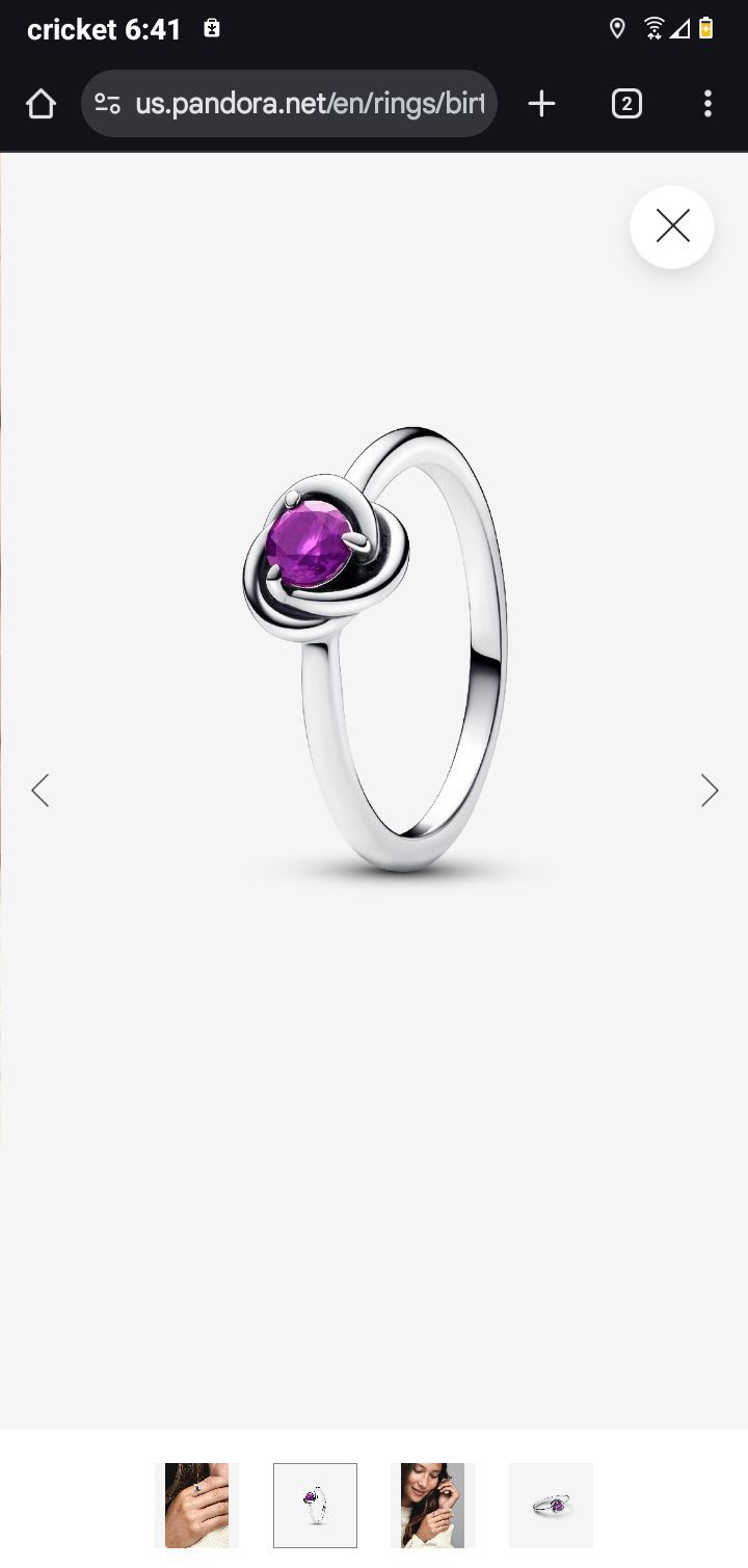 Pandora Ring For Sale ( New Never Used )
