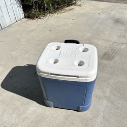 Coleman Ice Cube Chest Cooler W Wheels 