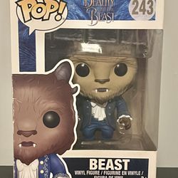 Funko Pop Beast 243 Disney Beauty and the Beast Live Action Film Dan Stevens