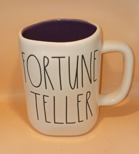 Rae Dunn by Magenta FORTUNE TELLER coffee mug